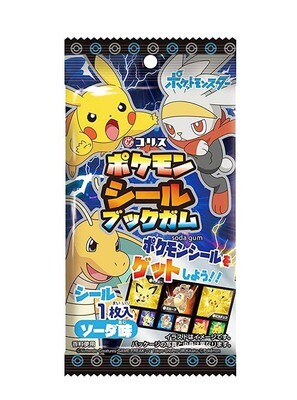 24730 Korisu Pokemon Seal Book Gum 3.5g