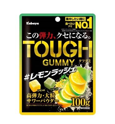 24755 Kabaya Tough Gummies Lemon Rush 100g