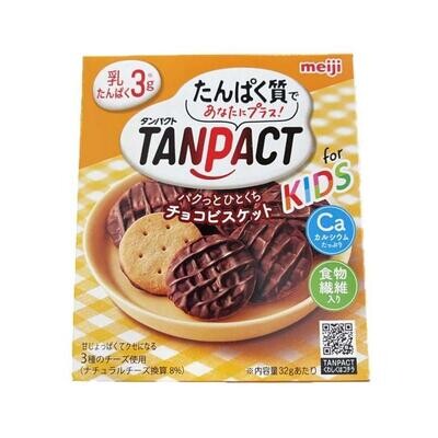 24787 Meiji Tanpact Protein Chocolate Biscuit KIDS 32g