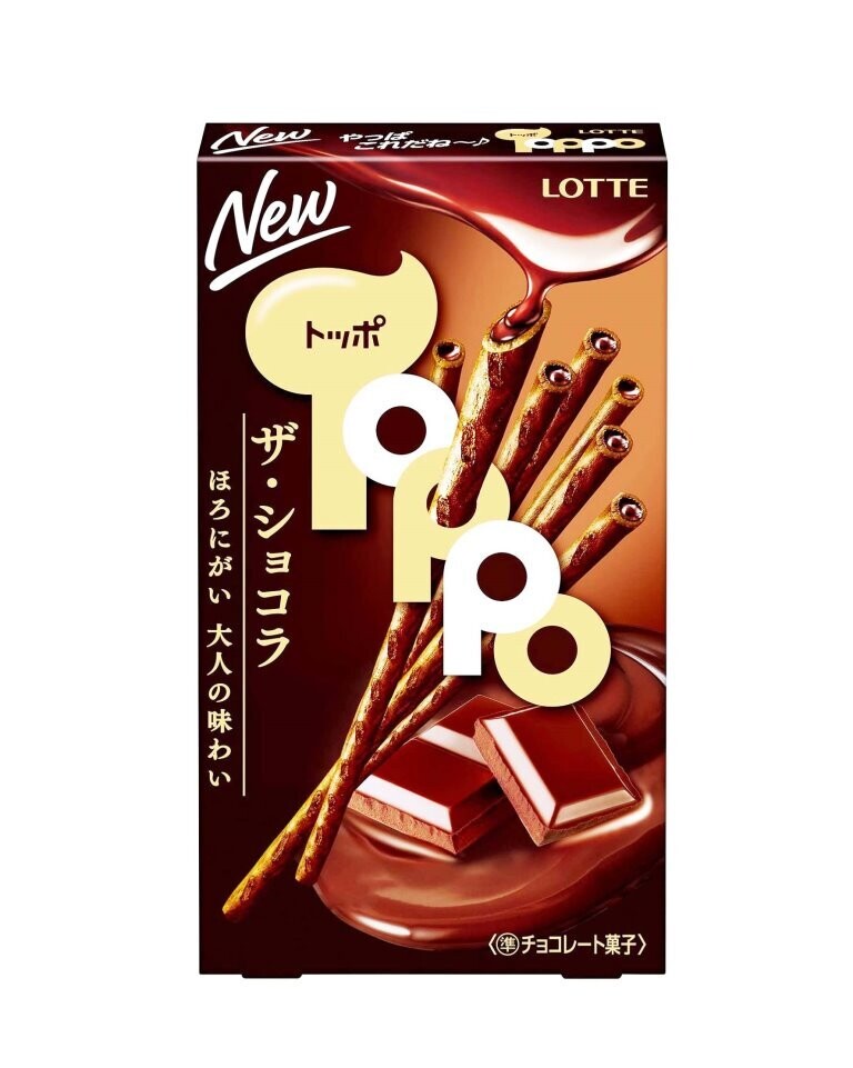 24805 Lotte Toppo The Chocolate 72g