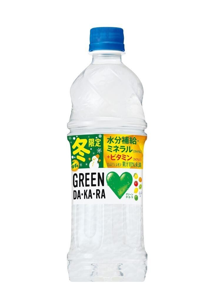 24815 Suntory Green Da-Ka-Ra Vitamin Yuzu 600ml