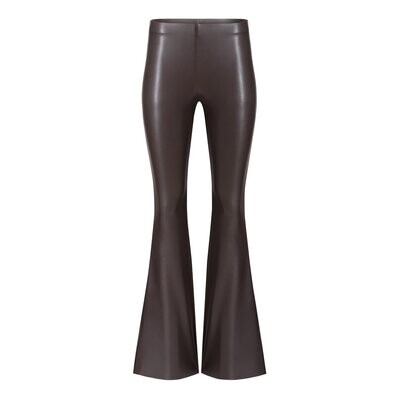 Xenia Design Faux leather bootleg trousers 