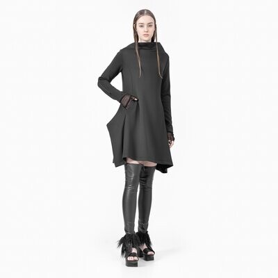 Xenia Design Dress with Boat Neck