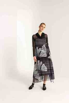 Igor Black & White Print Dress