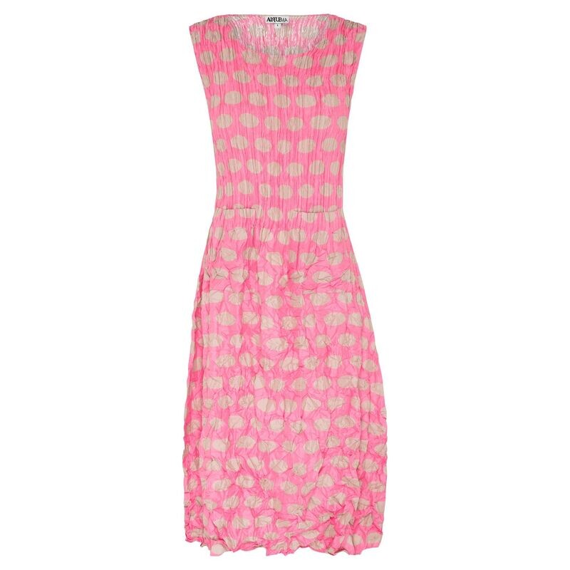 Alquema Sleeveless Smash Dress Pink-Beige Ellip spots