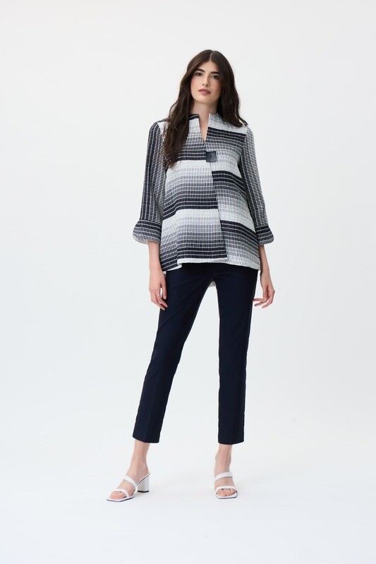 Joseph Ribkoff Elegant style 2 tone jacket with 3/4 sleeves