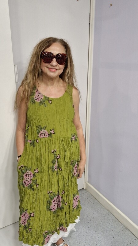 PRIVATSACHEN DRESS HIBISKUNST