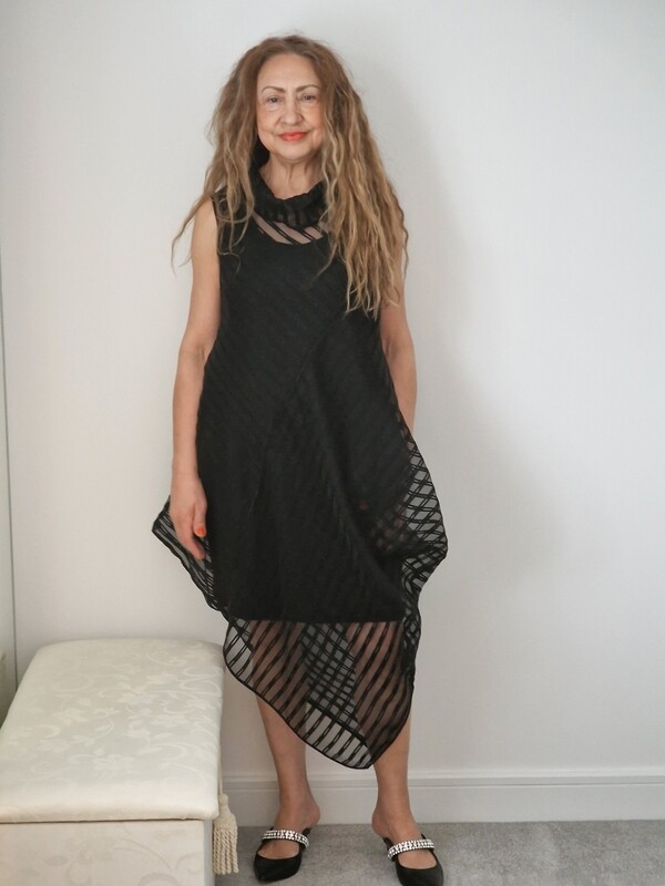 XENIA DESIGN MESH DRESS