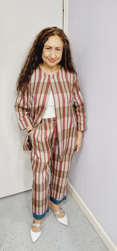 TRACES OF ME TROUSERS STILL DEEP STRIPES