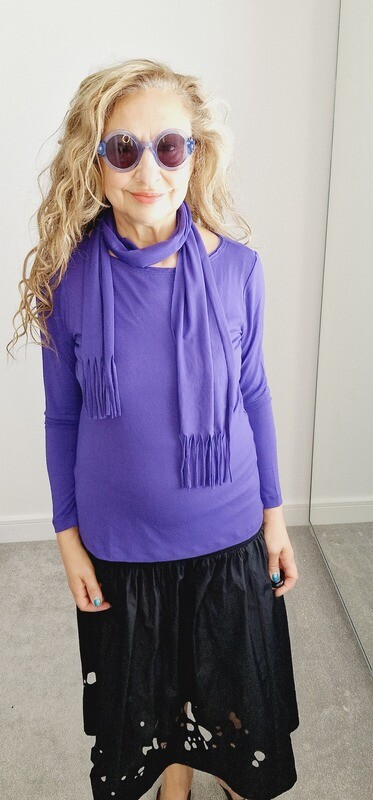 XENIA DESIGN TOP AND SCARF TUPE
