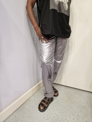 CARACLAN SILVER FUNKY TROUSERS