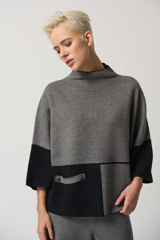 JOSEPH RIBKOFF TWO TONES JUMPER