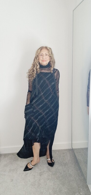 XENIA DESIGN PINAFORE DRESS ASTE