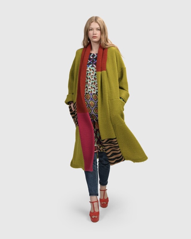 ALEMBIKA LONG CARDIGAN COAT