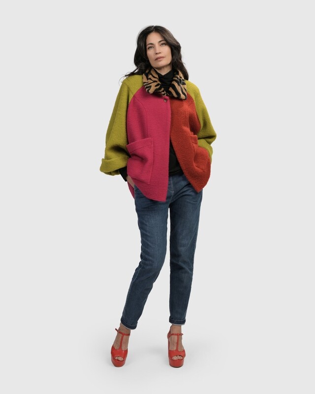 ALEMBIKA SWING STYLE KNITTED JACKET