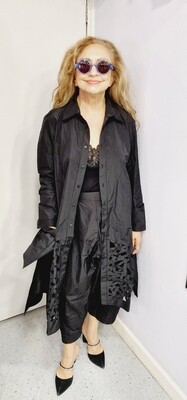 LUUKAA SHIRT-DRESS (BLACK)