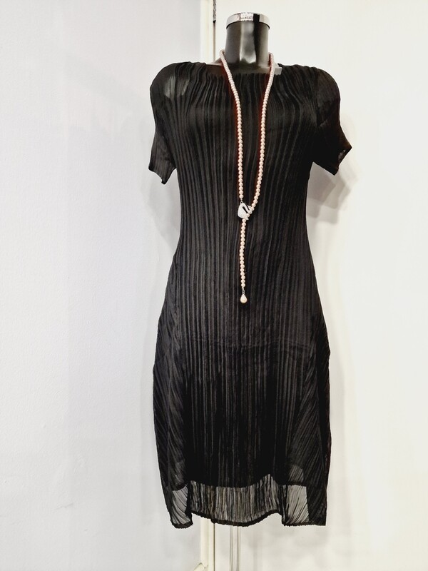 ALQUEMA MIDI LENGHT BLACK DRESS