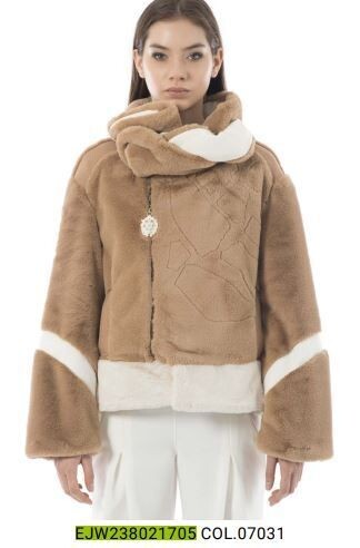 ELISA CAVALETTI FAUX FUR COAT