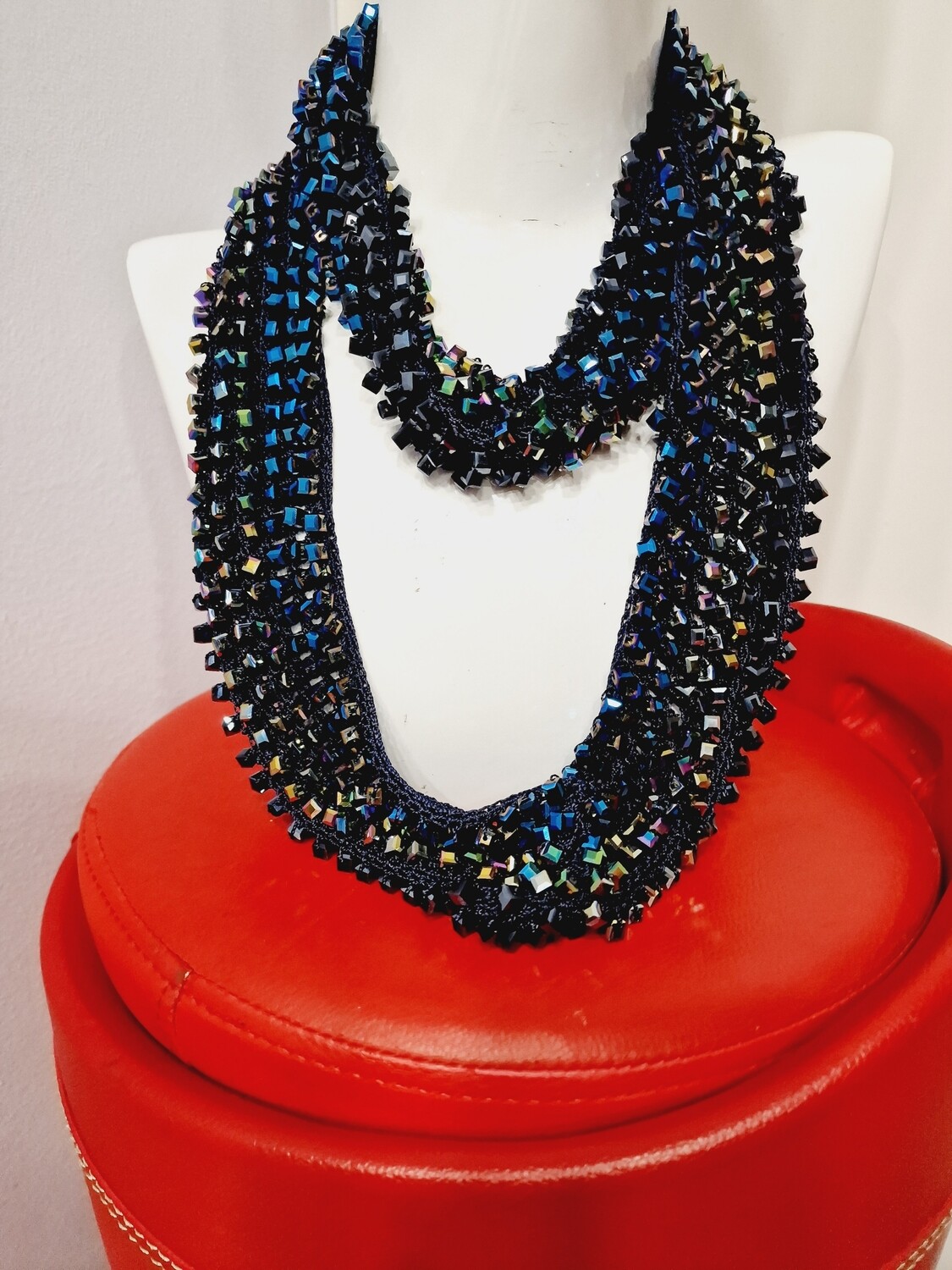 JIANHUI CRYSTAL SCARF/NECKLACE