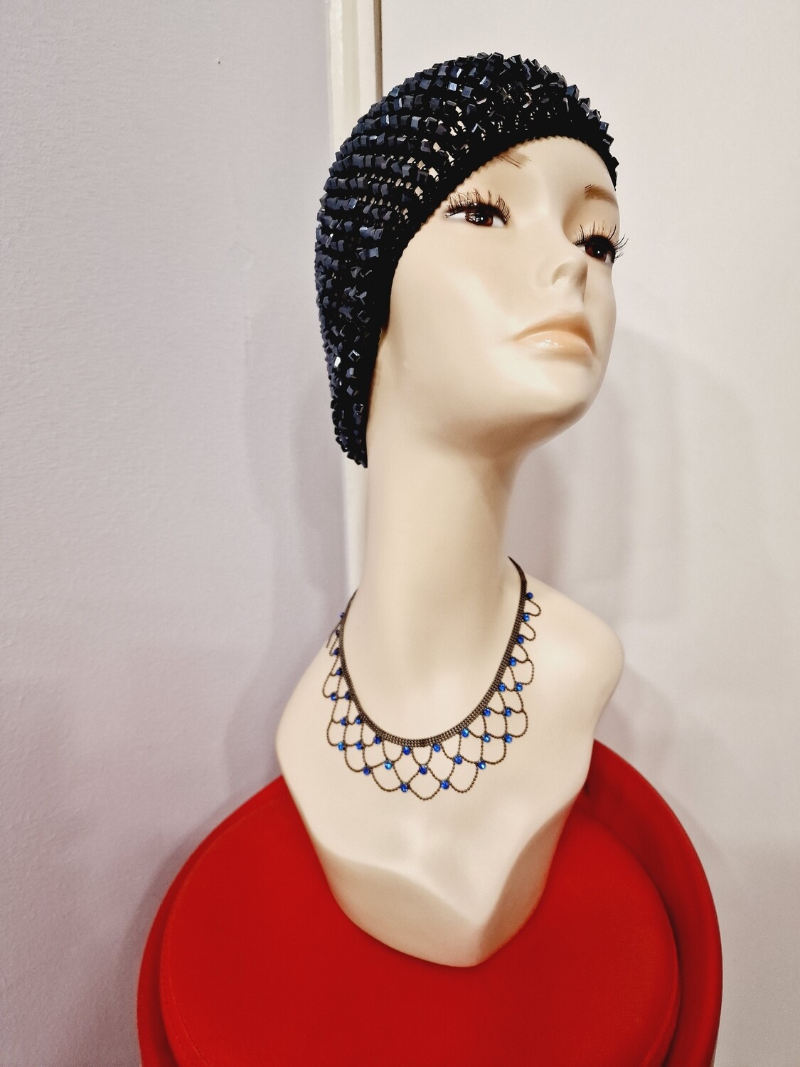 JIANHUI CRYSTAL BEADS HAT