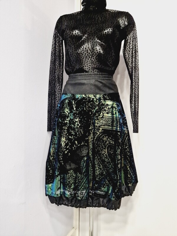 BEATE HEYMANN METALLIC SKIRT