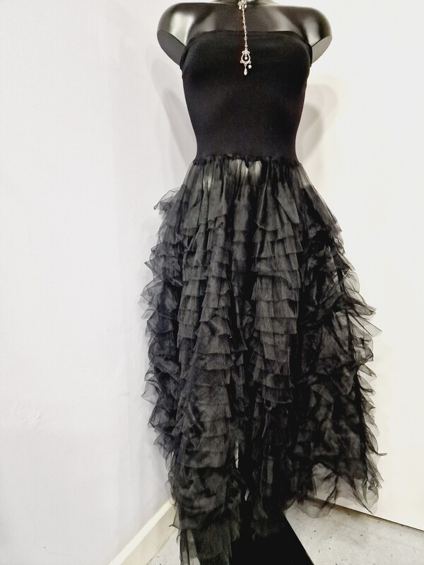NU TULLE BLACK SKIRT
