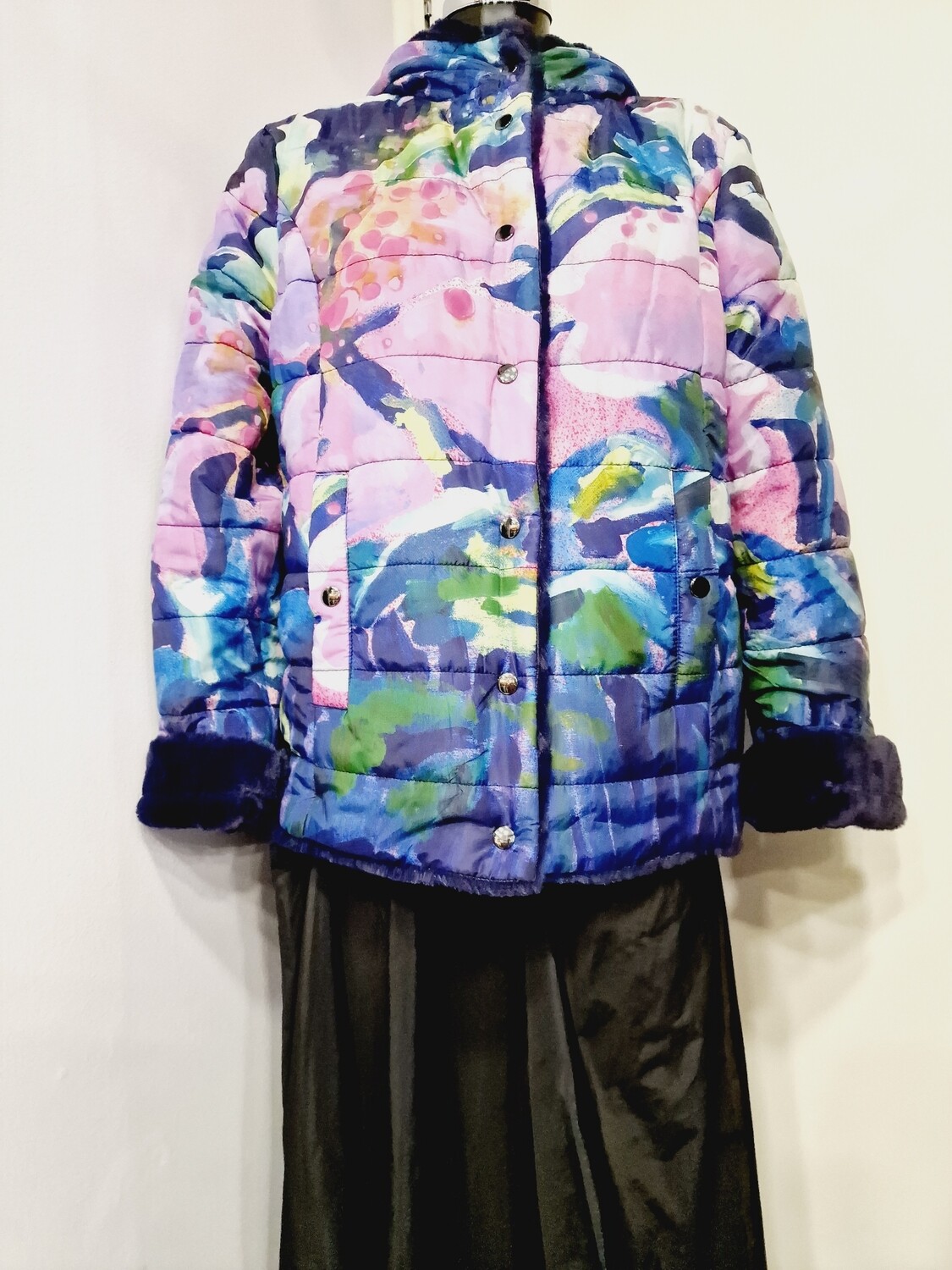 CLAIRE DESJARINS REVERSIBLE COAT-JACKET
