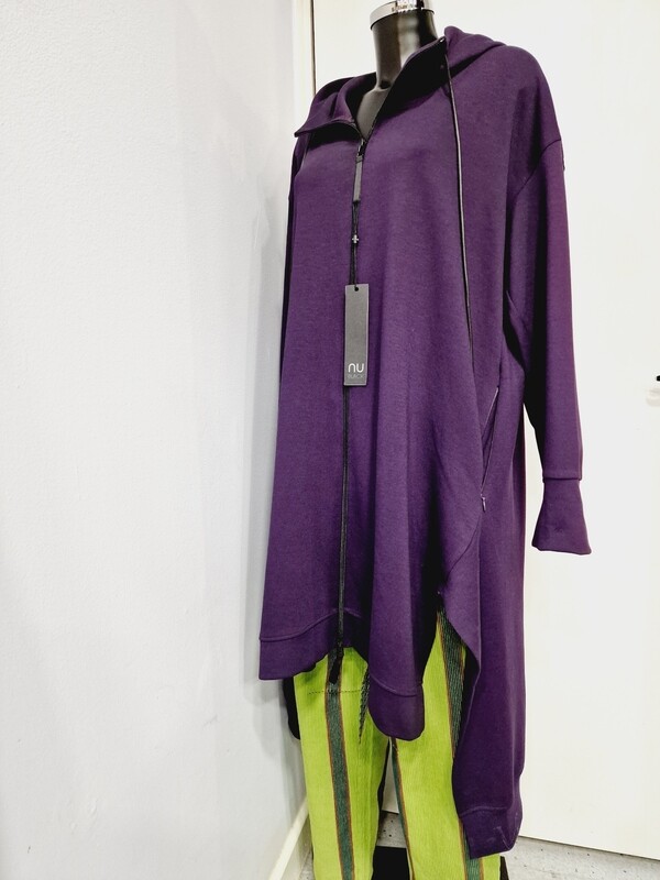 NU LIGHTWEIGHT HOODED CARDI/COAT
