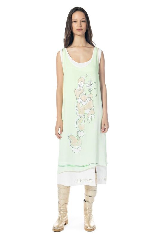 ELISA CAVALETTI LAYERED DRESS