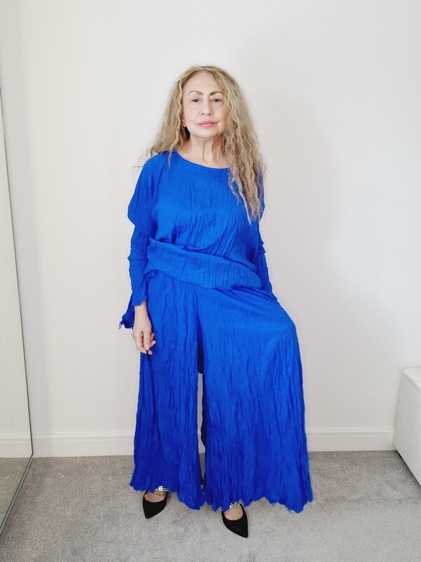 PRIVATSACHEN TROUSERS BLUHTEXTIL