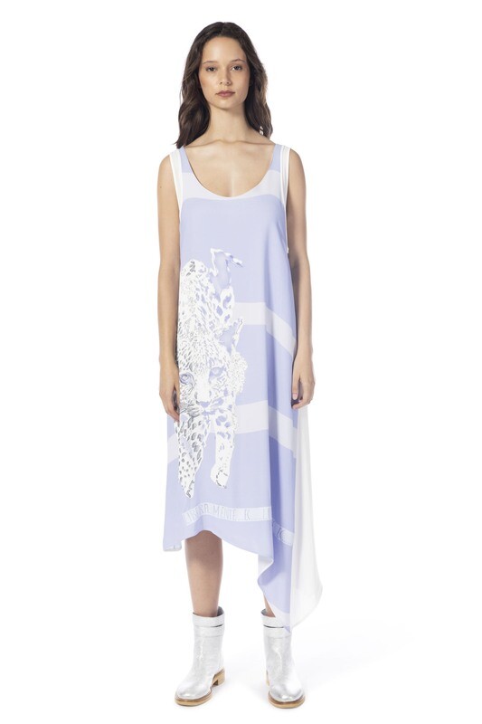 ELISA CAVALETTI DOUBLE LAYERED DRESS