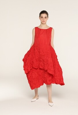 IGOR RED DRESS FLORA