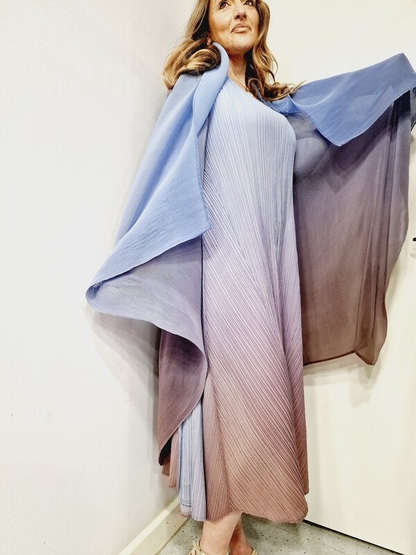 ALQUEMA COLLARE COAT GRAPEMIST-STONE