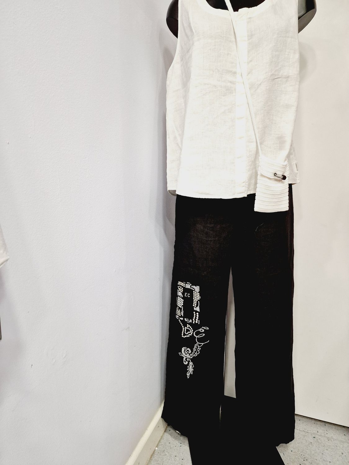 ELISA CAVALETTI DOUBLE LAYERED TROUSERS