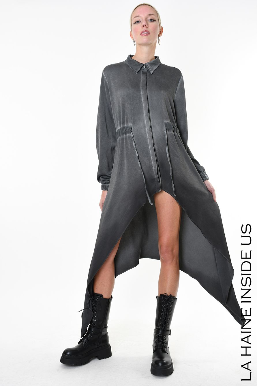LA HAINE INSIDE US ASYMMETRIC SHIRT/DRESS