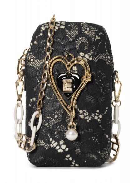 ELISA CAVALETTI LEATHER PHONE HOLDER BAG