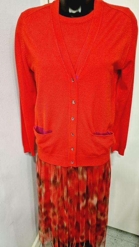 LEO&UGO RED TWIN SET