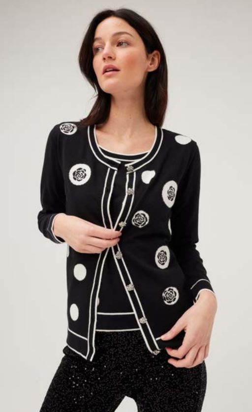 LEO&UGO BLACK-WHITE TWIN SET LEO&UGO BLACK-WHITE TWIN SET