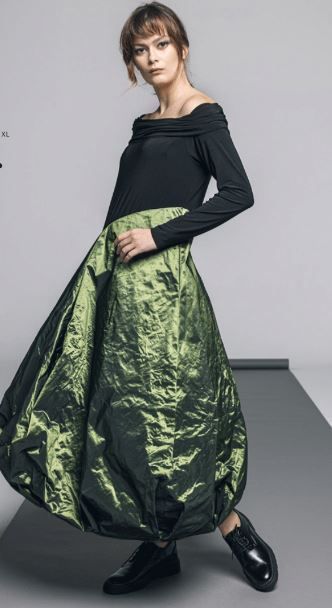 IGOR DRESS AMALFI BLACK/GREEN