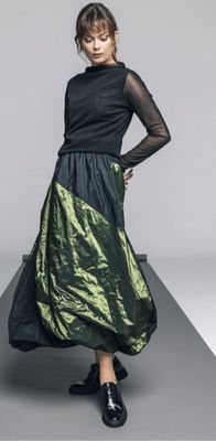 IGOR SKIRT VALENCIA GREEN/BLACK