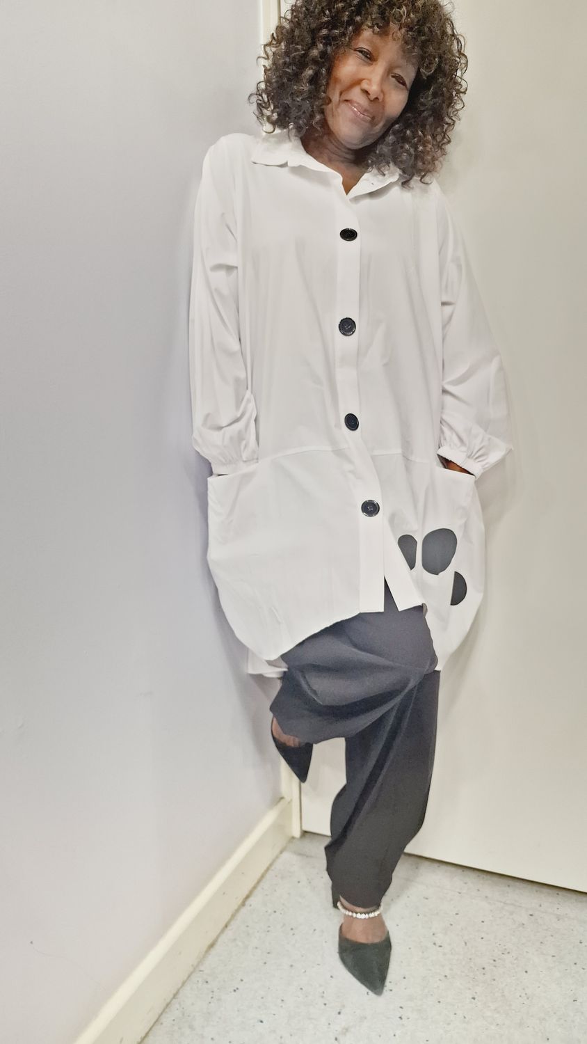 CARACLAN OVERSIZED WHITE SHIRT