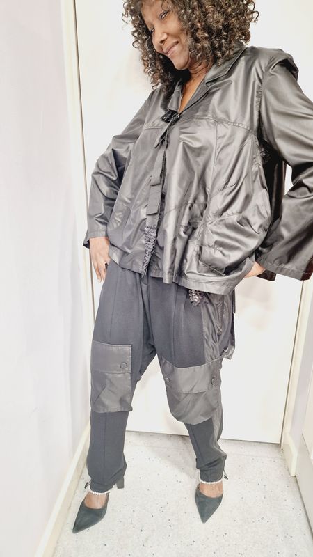 CARACLAN LOW CRUTCH TROUSERS