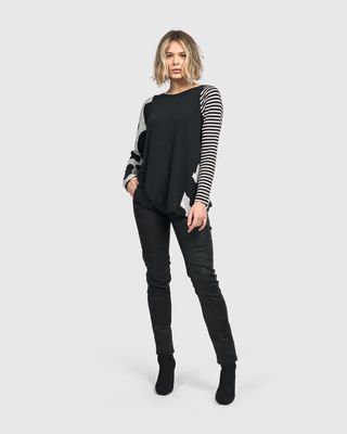ALEMBIKA (URBAN) STRAIGHT LEG TROUSERS BLACK