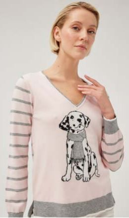 LEO&UGO JUMPER WITH DOG FEATURE