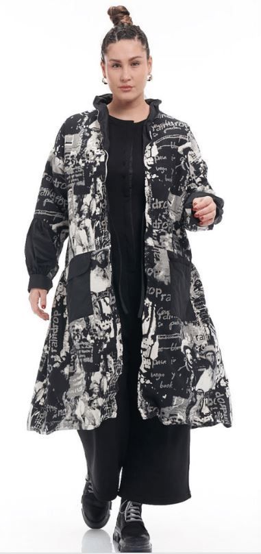 KAMUFLAGE PRINTED COAT/DRESS