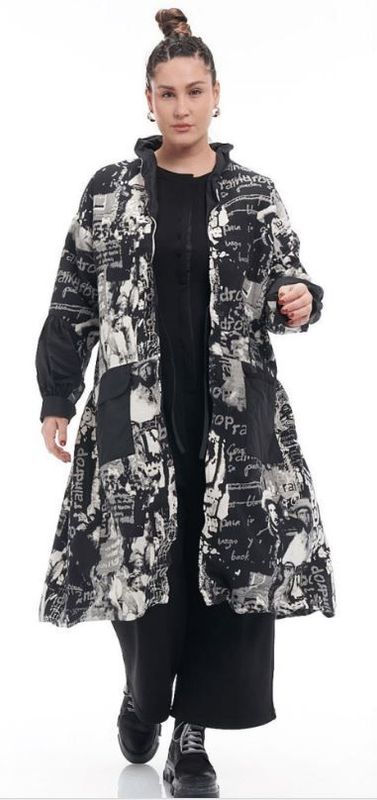 KAMUFLAGE PRINTED COAT/DRESS