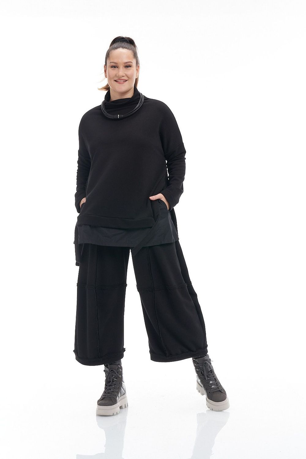 KAMUFLAGE SOFT DRAPE TROUSERS