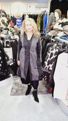 KAMUFLAGE COAT/DRESS STRIPES