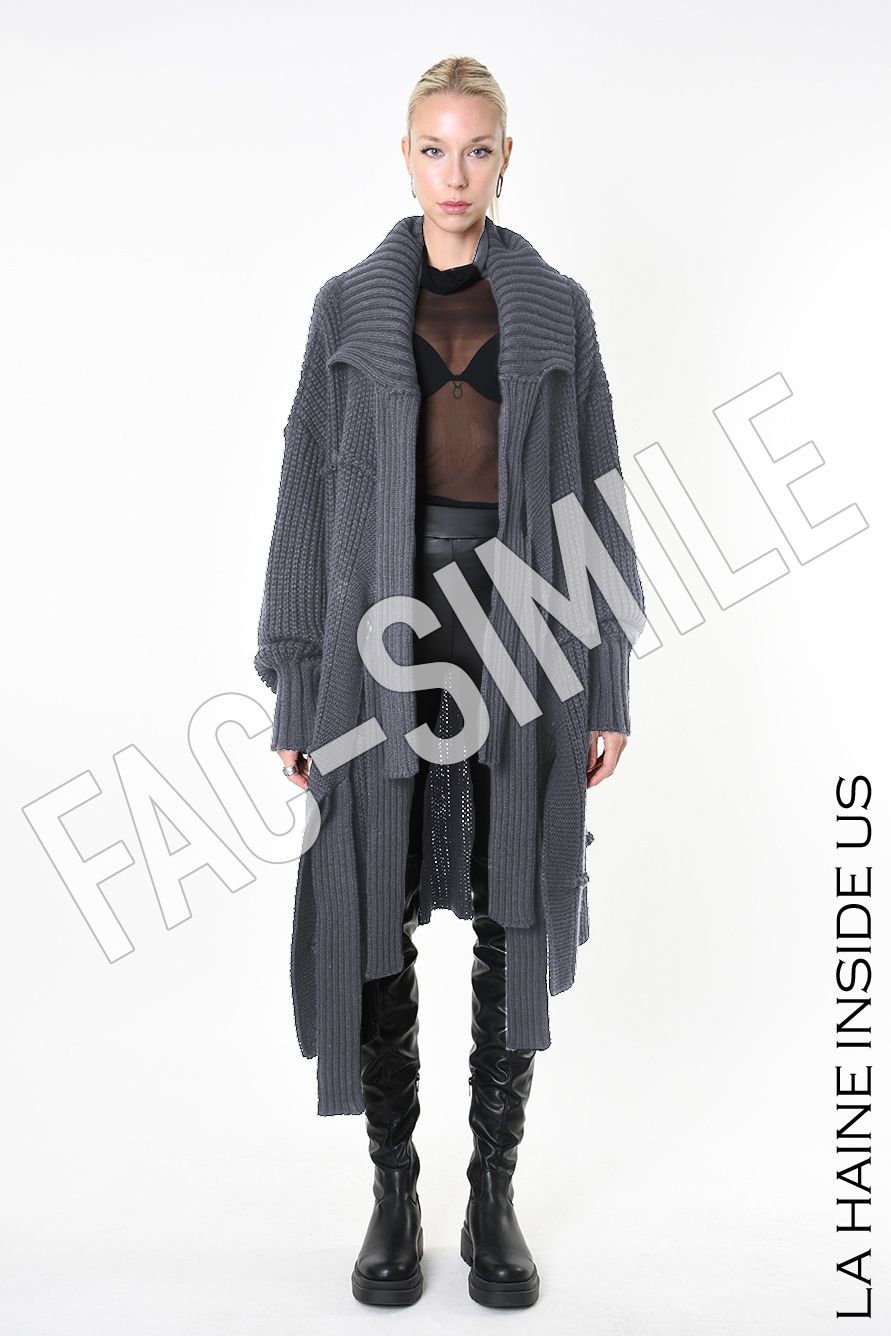 LA HAINE INSIDE US CARDIGAN COAT