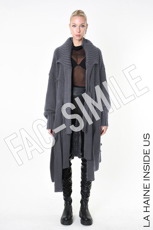 LA HAINE INSIDE US CARDIGAN COAT